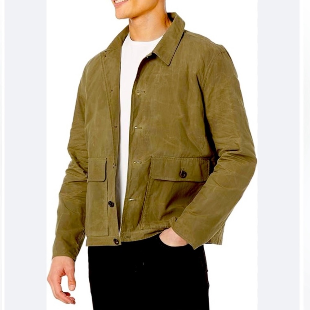 Billy Reid Wax Cotton Flight Jacket - Like New